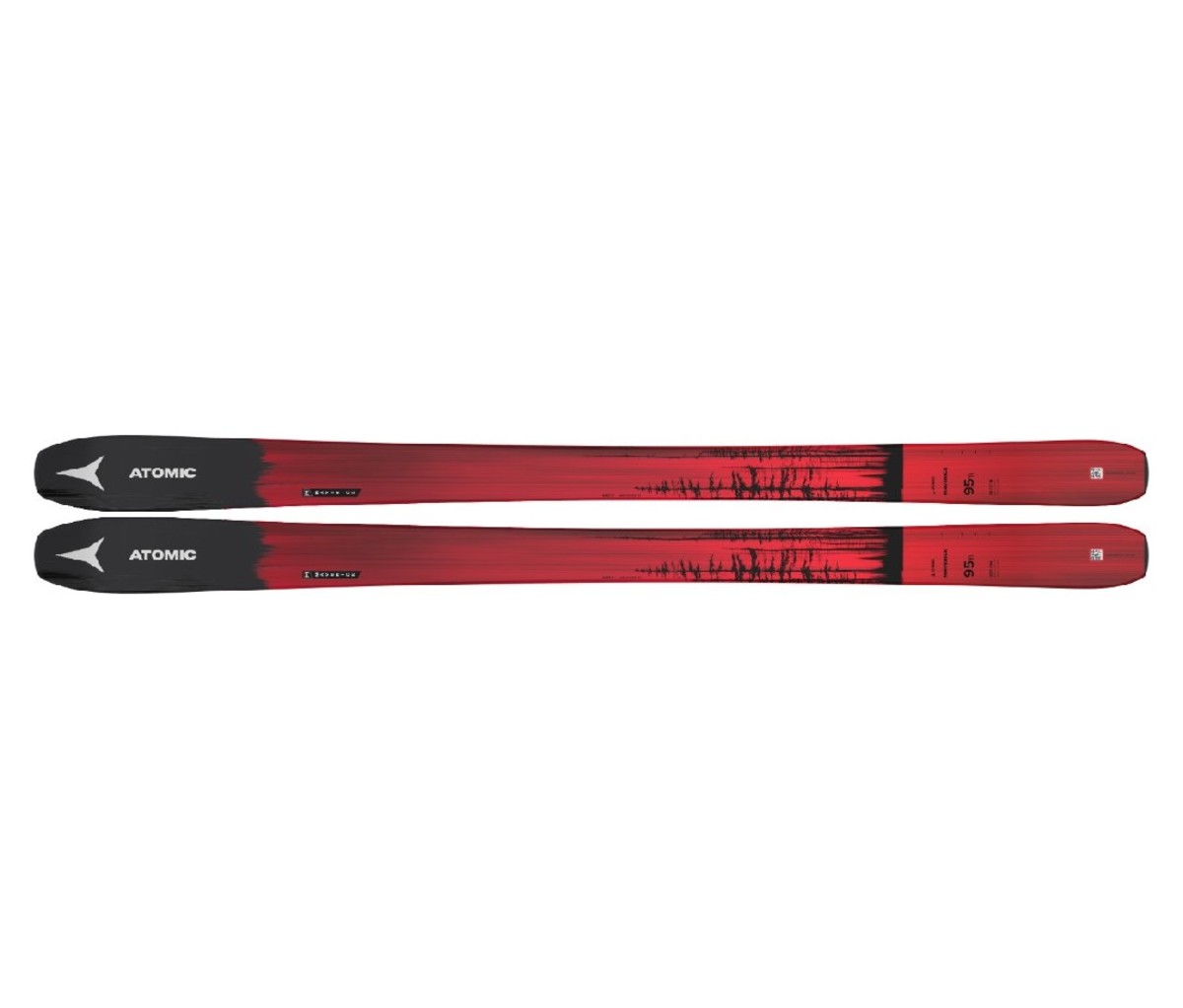 Pair of Atomic Maverick 95 Ti skis