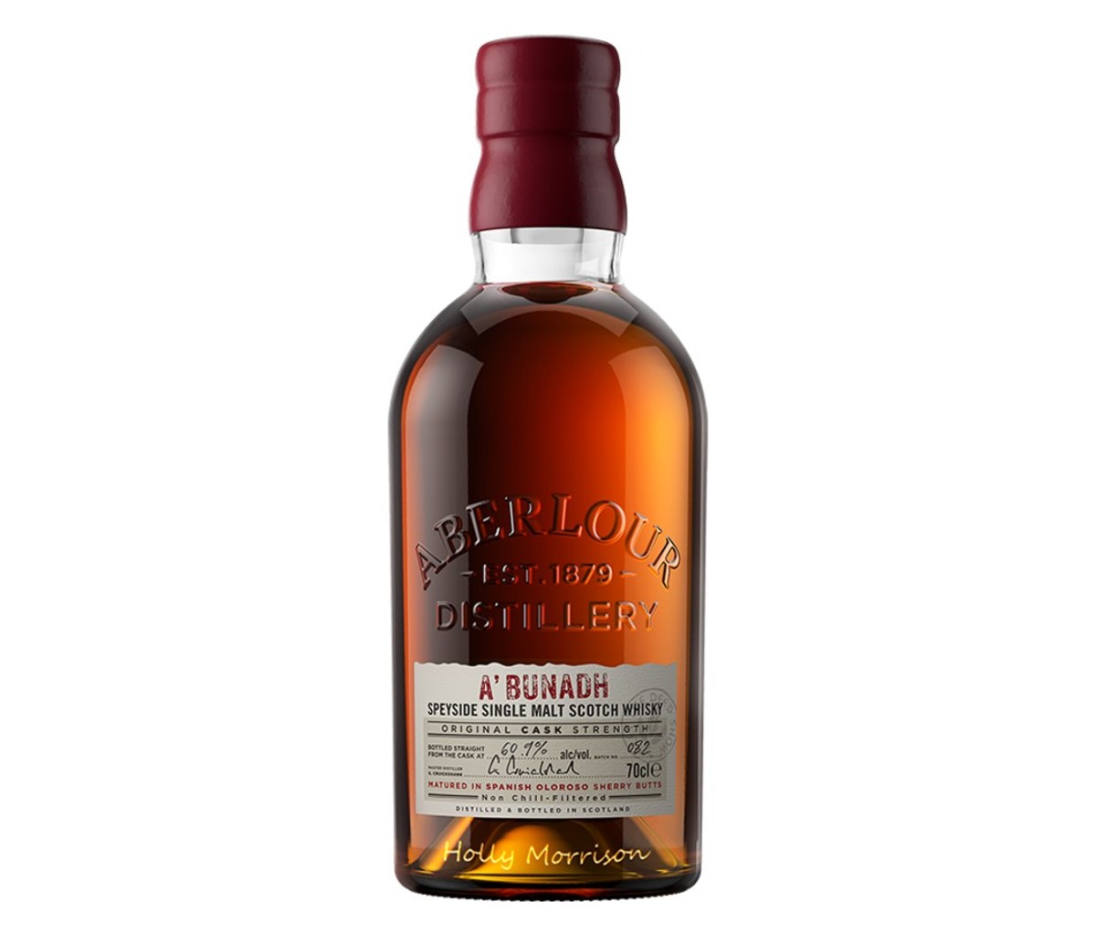 A bottle of Aberlour A'Bunadh Single Malt Scotch Whisky