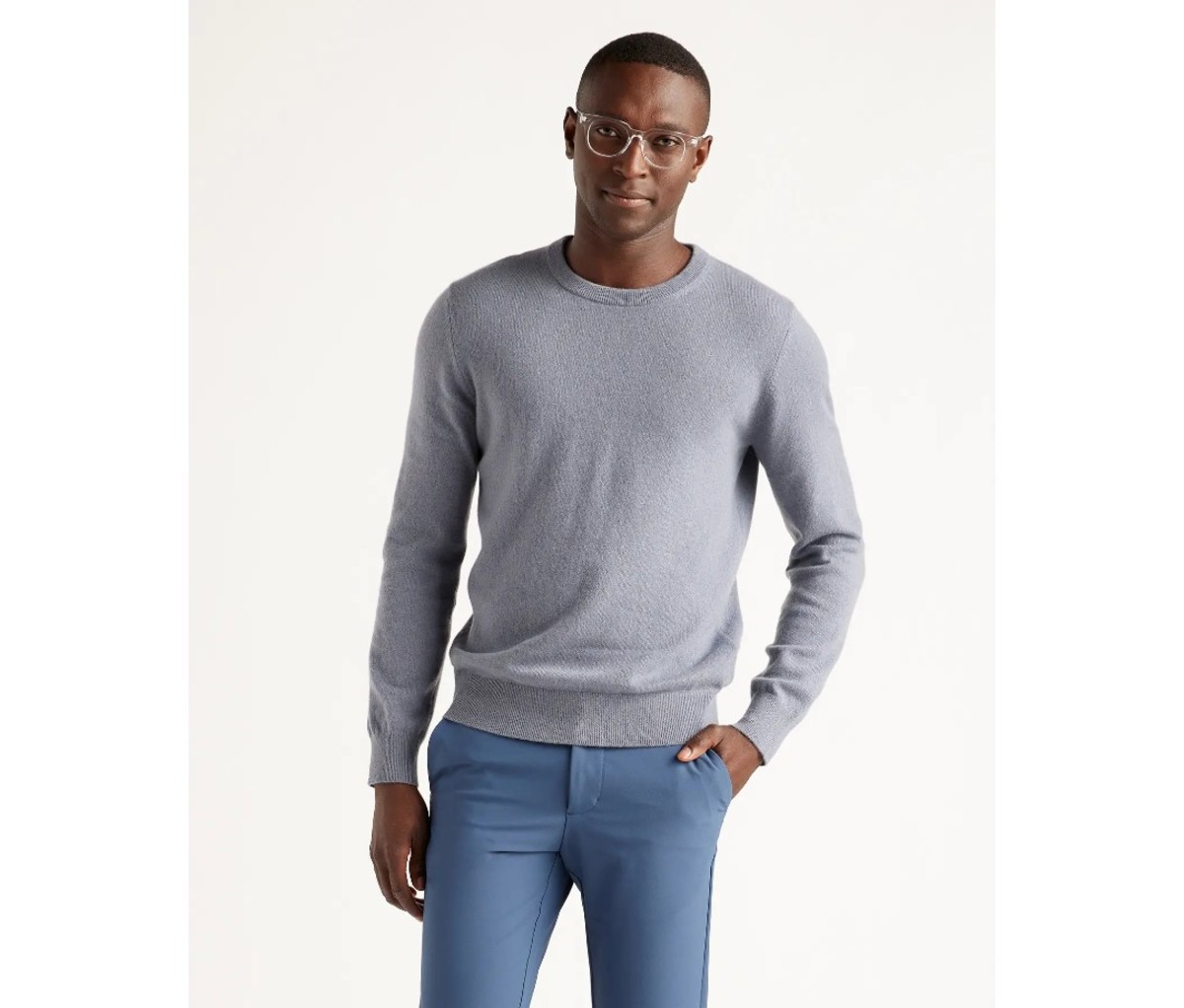 Quince Cashmere Crewneck Sweater