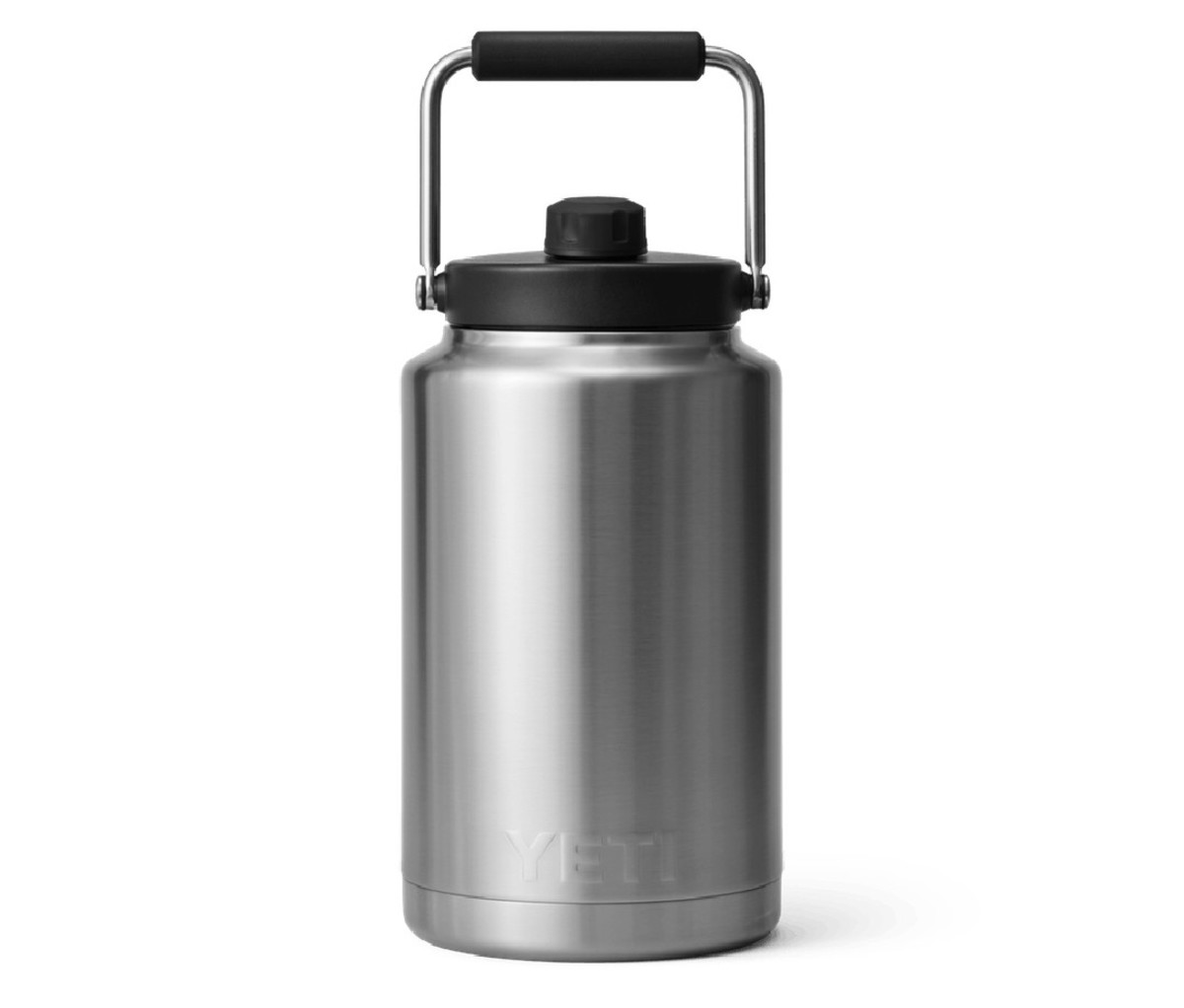 Chrome-colored YETI Rambler One Gallon Jug