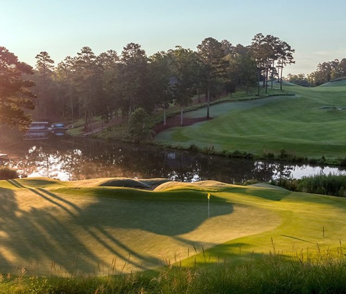 A golf course at Lake Ocanee