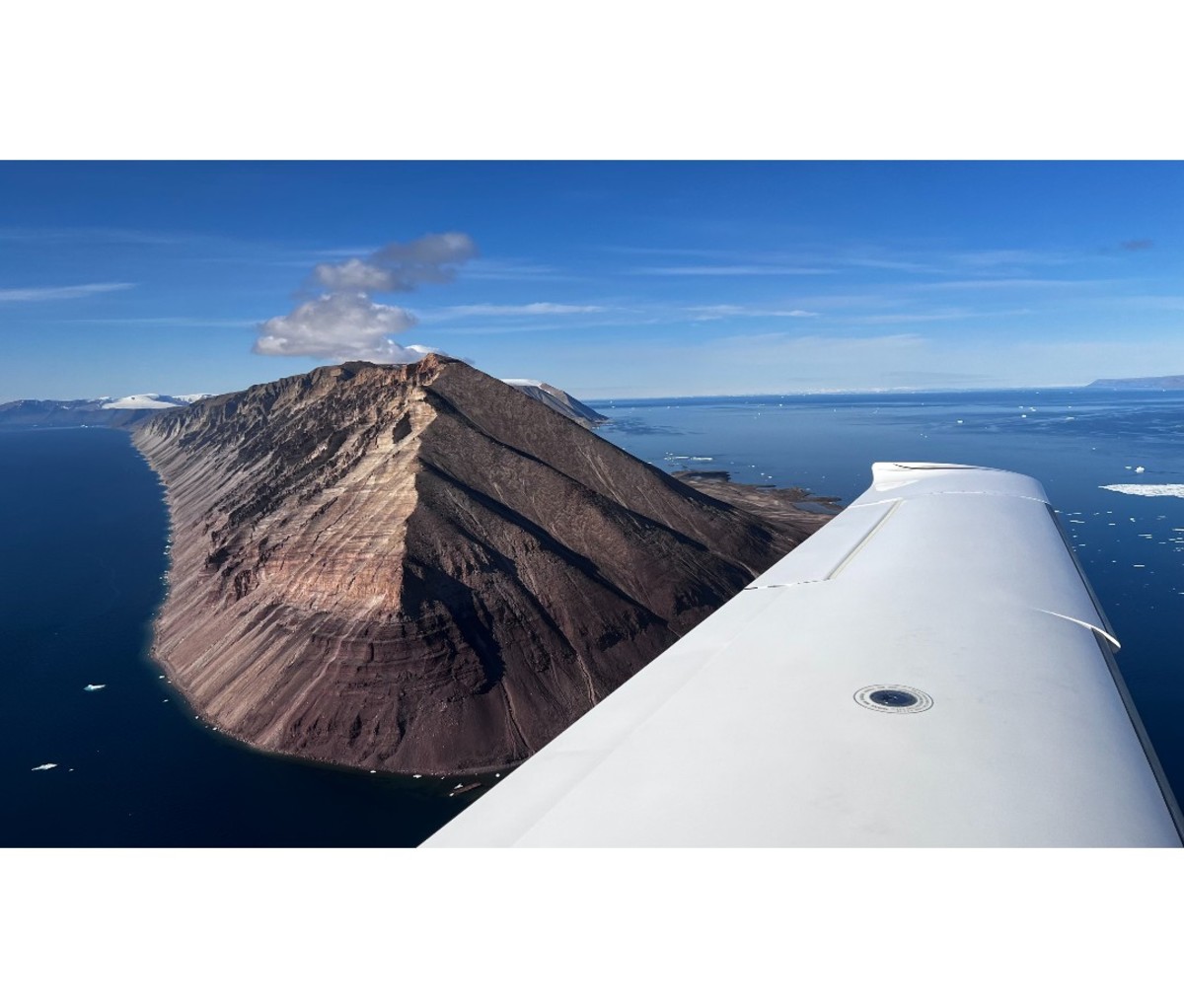 Flying small aircraft over Arctic terrain