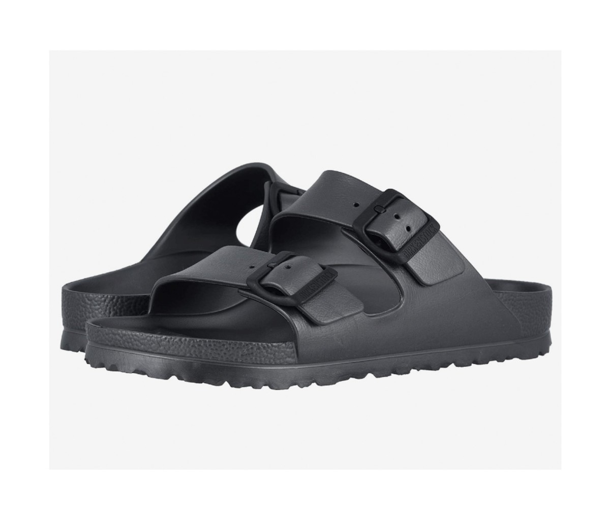 Birkenstock Arizona EVA sandals are comfortable and lightweight.