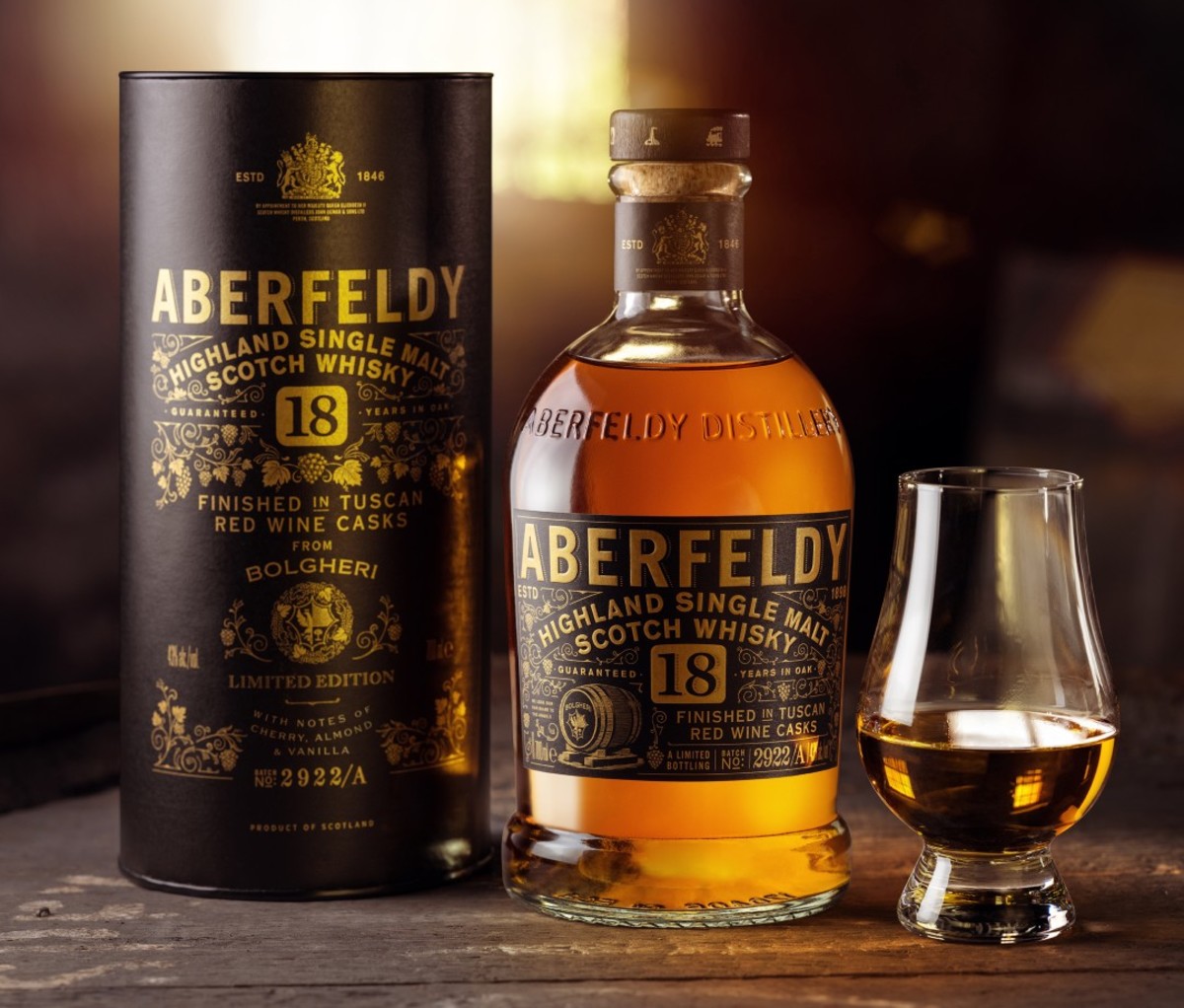 Aberfeldy Red Wine Cask-Finished Single Malts