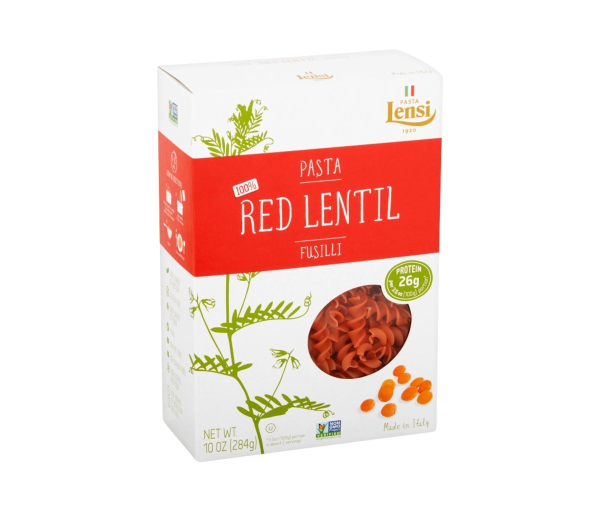 Pasta Lensi Red Lentil Pasta