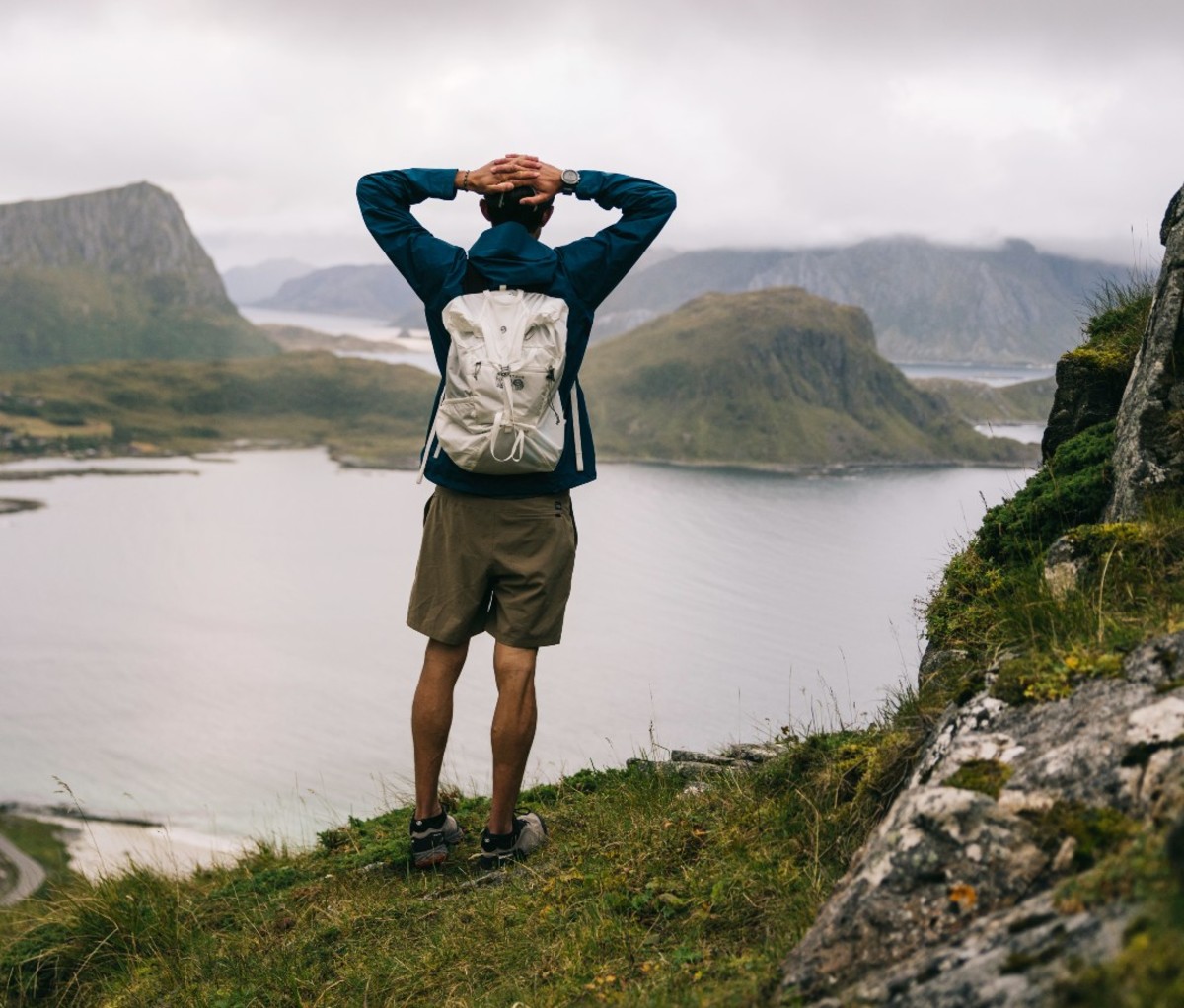 Taking a break in the Lofoten Islands