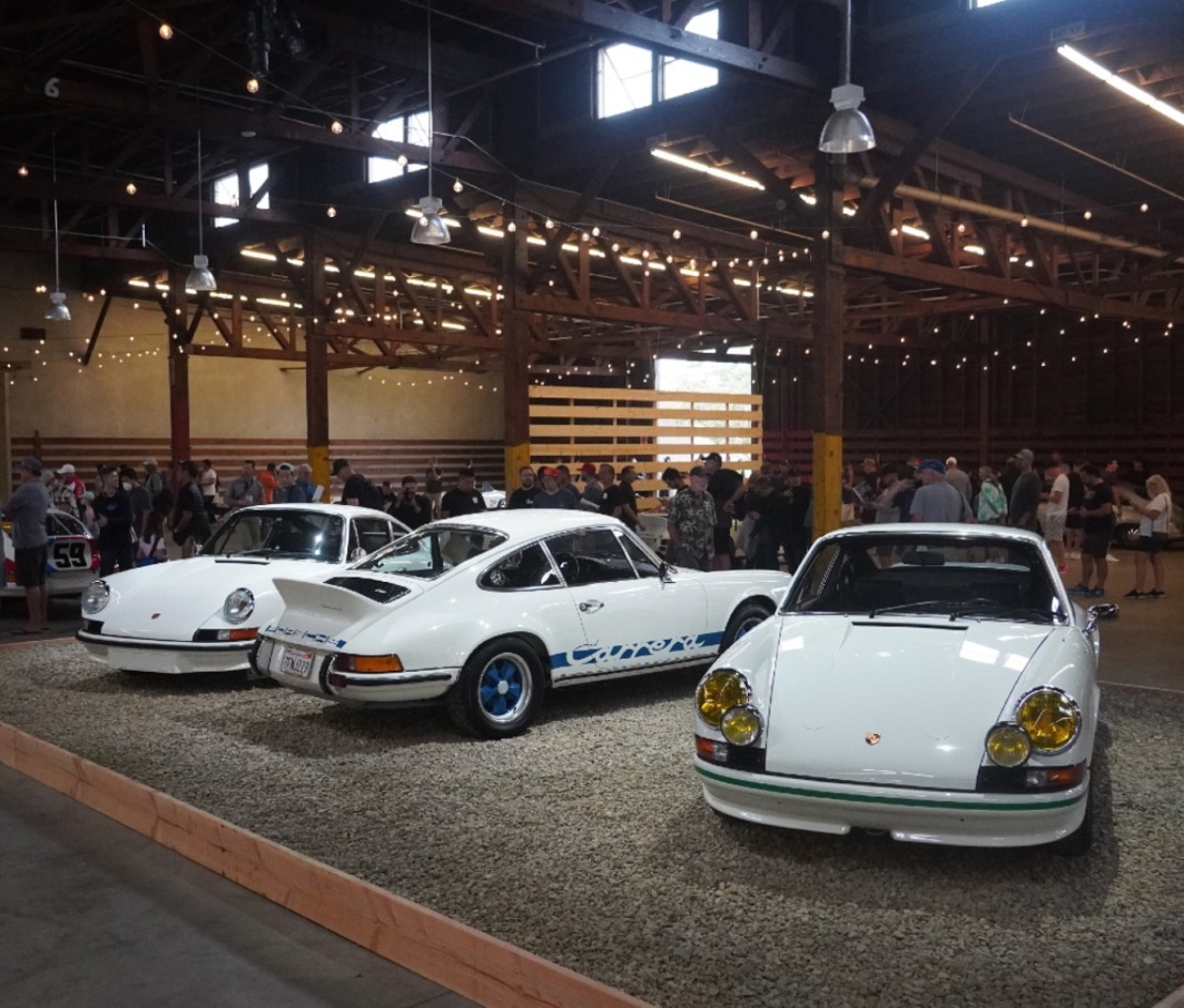 At the Luftgekuhlt, vintage air-cooled Porsches ruled the day.