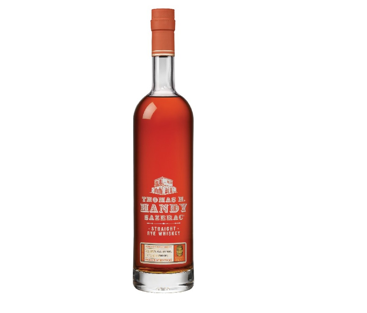 Bottle of Thomas H. Handy whiskey