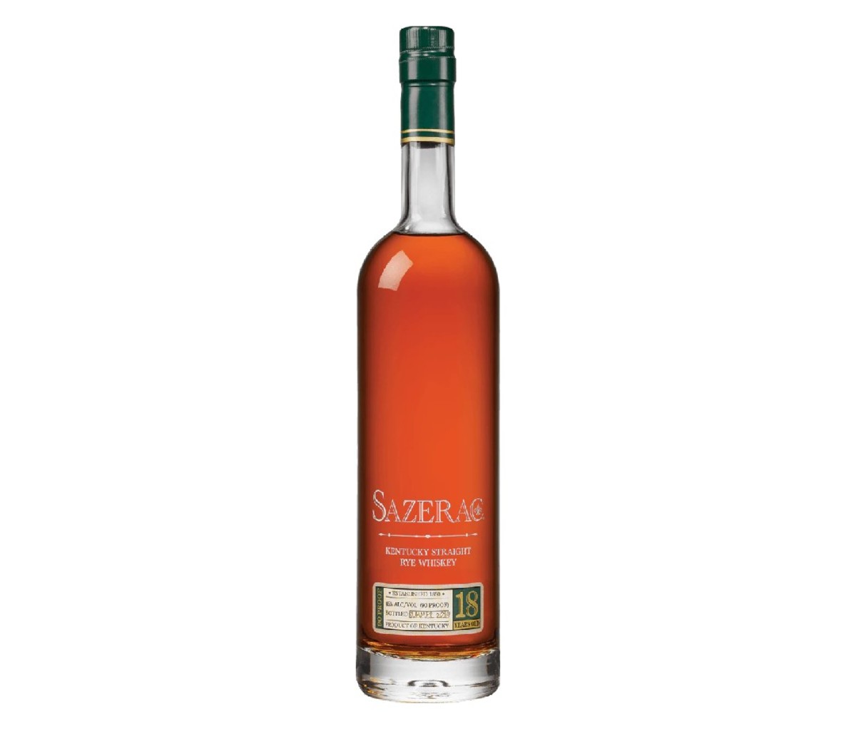 Bottle of Sazerac rye