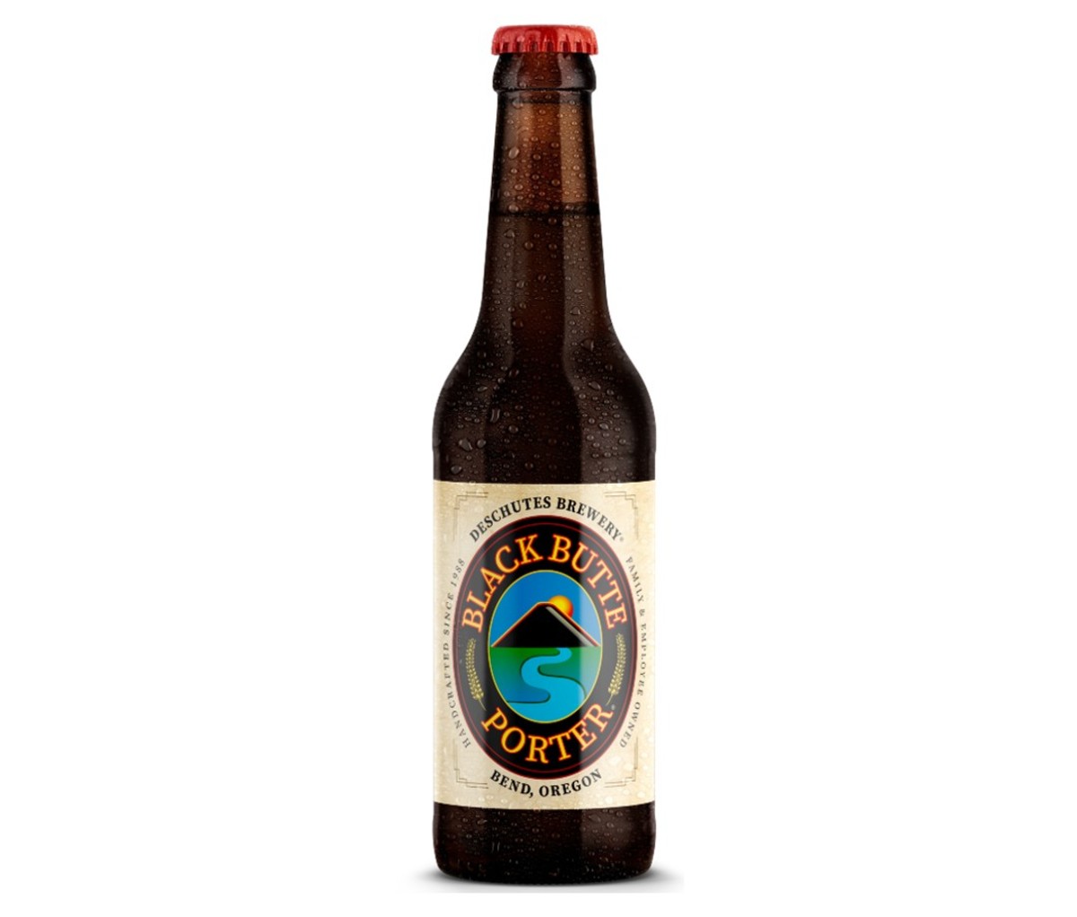 A bottle of Deschutes Black Butte Porter