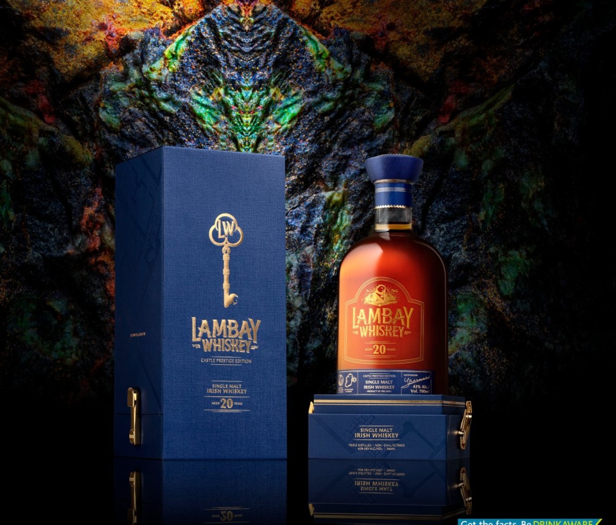 Bottle of Lambay Single Malt Castle Prestige Edition 20 Years Old