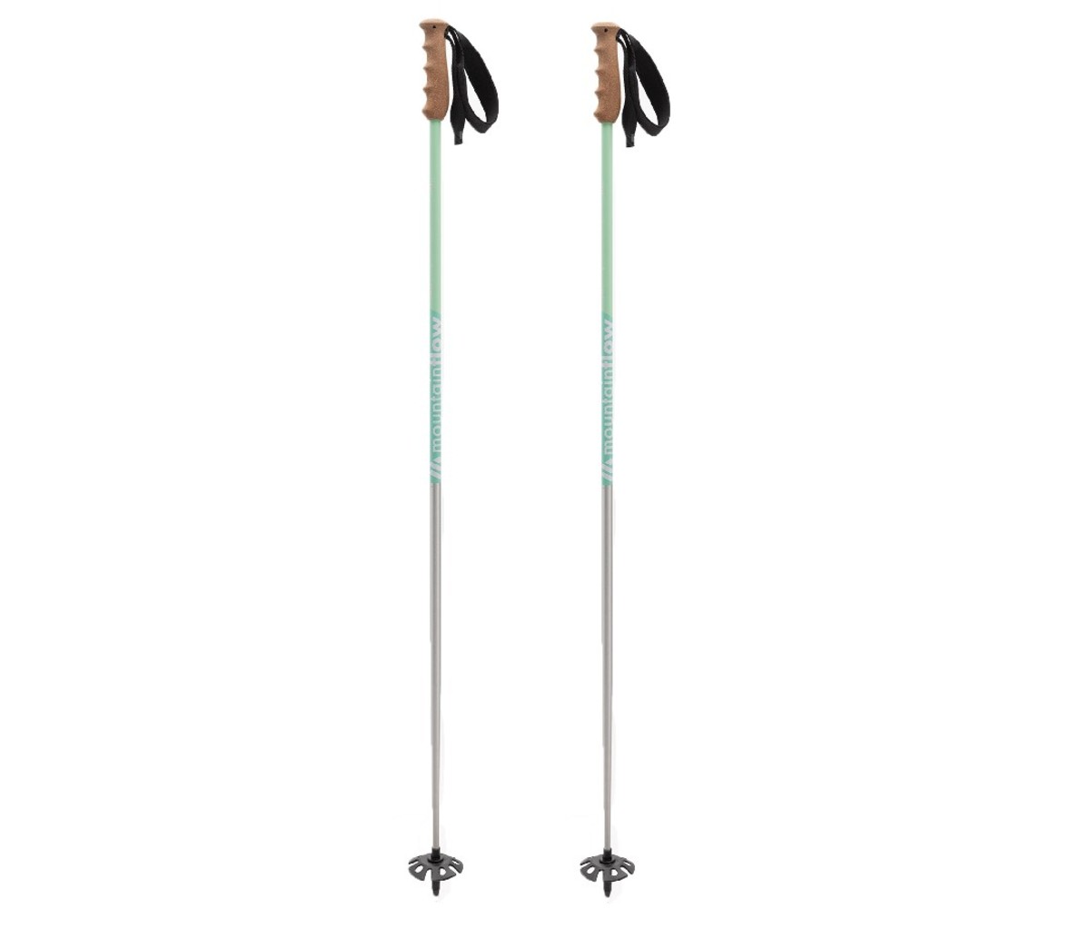 MountainFlow Cork Pro Recycled Aluminum Ski Poles