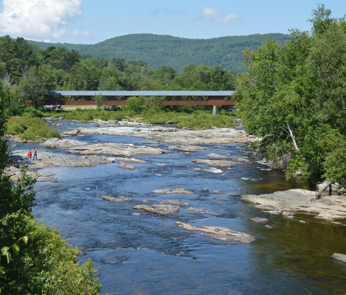 The Ammonoosuc river in Littleton, NH.